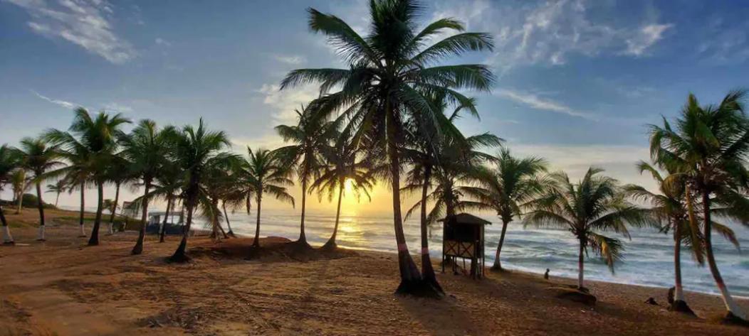 Pe Na Areia Vista Total Mar - O Paraiso E Aqui! 萨尔瓦多 外观 照片